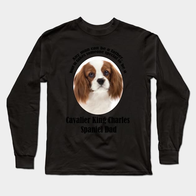 Spaniel Dad Long Sleeve T-Shirt by You Had Me At Woof